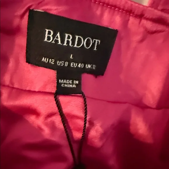 Hot Pink Bardot Corset Top - Picture 2 of 7